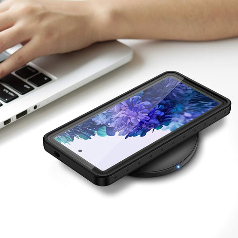 Lanhiem for Samsung Galaxy S20 FE Case, IP68 Waterproof Dustproof with Built-in Screen Protector, Heavy Duty Full Body Protective Phone Case for G...