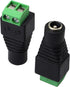 zdyCGTime DC 5.5 X 2.1mm Adapter 2.1 X5.5mm Female Barrel Power Jack to 2 Pin/Way Female Bolt Screw Type terminals Adapter Connector for CCTV Secu...