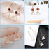 80pcs Triangle Earring Beading Hoops,4Sizes Earring Beading Beading Hoop Connector Links Earring Components Earring Finding for DIY Jewelry Earrin...