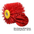Abrasive Nylon Wire Drawing Wheel Drum Brushes, 80 Grit 120x100mm Wheel Drum Burnishing Tool Polishing Brush Wooden Wheels for Wood Furniture Work...