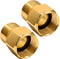 2 Pack Pressure Washer Couplers, M22 15mm Female Thread to M22 14mm Male Fitting,Pressure Washer Adapter, 4000 PSI...