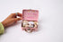 Mud Pie Mini"I'm A Big Sister" Fox Set, Pink, 4.5" x 3"x 1.5" , 2 Piece Set...