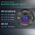 83W 12 Volt USB Outlet Built-in Boost USB C Laptop Car Charger: Ouffun 65W PD3.0 and 18W QC3.0 Car USB Port Aluminum Socket with Button Switch Sma...
