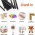 Gartful 120pcs Hot Glue Gun Wax Sticks, Hot Glue Mini Sticks 0.28" x 3.9", Hot Melt Glue Sticks for Art Craft Project, Home, Office, General Repai...