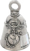 Guardian Bell Marines Bell Good Luck Bell w/Keyring & Black Velvet Gift Bag | Motorcycle Bell | Lead-Free Pewter | Good Luck Gift to Friends & Fam...