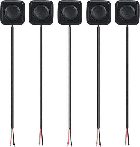 5pcs 12V/24V Mini Momentary Push Button ON/Off Switch, Surface Mount, Easy Installation for Electronic Experiment, Industrial Control, Car Horn, e...