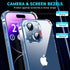 ORIbox for iPhone 14 Case for iPhone 13 Case Clear,with 4 Corners Shockproof Protection,iPhone 14/13 Clear Case for Women Men Girls Boys Kids,Case...