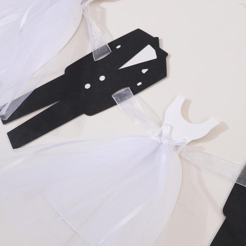 Bridal Shower Decoration Wedding Banners - Core Decorations for The Bride and Groom, Engagement Party Table Decorations, Wedding Dress Selection, ...