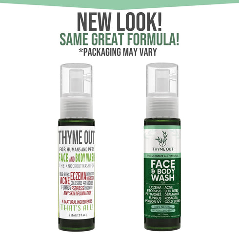 All Natural Face & Body Wash for Eczema, Psoriasis, Pet Rashes, Poison Ivy, Acne, Bug Bites, Dermatitis, Rosacea & Cold Sores - Soothes Itching, a...