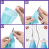GOOTRADES 7 Pcs-Set Cake Decorating Tips (5 Writing Tube,1 Coupler,1 Silicone Pastry Bag)...