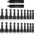 20 x Power Nut Driver Set for Impact Drill, SAE and Metric 1/4” Hex Head Drill Bit Set Screwdriver Socket Set, Chrome Vanadium Steel, Quick Change...