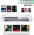 DenicMic SD CF Card Reader Compatible with iPhone 14 13 12 11 X XS/iPad with Lighting Ports SD CF TF Memory Card Reader Adapter Digital Trail Game...
