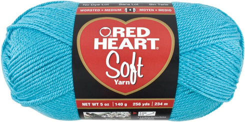RED HEART Soft Yarn, Turquoise...