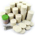 Merryland Flet Polishing Wheel for Dremel 125pcs, Polishing Pad Buffing Wheel 1inch 120pcs Polishing Compound Paste 1pcs and Mandrel 4pcs, Rotary ...