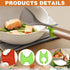 2pcs Silicone Pot Holders, Adjustable Kitchen Silicone Spoon Rest Suitable for Placing Spoons and Spatulas After Cooking in a Steamer Utensil Rest...