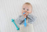 Giftty Teething Tube with Safety Shield Baby Hollow Teether Sensory Toys Gum Massager, Food-Grade Silicone for Infant 3-12 Months Boys Girls, 1 Pa...