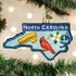 Old World Christmas Ornaments State of North Carolina Glass Blown Ornaments for Christmas Tree...