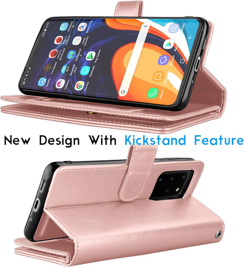 Tekcoo Galaxy S20 Plus Case, Galaxy S20+ Wallet Case, Luxury PU Leather Cash Credit Card Slots Holder Carrying Folio Flip Cover [Detachable Magnet...
