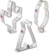 Southwest Cookie Cutter 3-Pc Set Made in USA by Ann Clark, Cactus, Teepee, Feather...