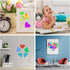 16pcs Large Heart Stencils, Different Sizes Heart Template for Painting Plastic Reusable Heart Shaped Stencil Template for Fabric Walls Arts Paper...