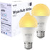 Wyze Bulb White, 800 Lumen, 90+CRI WiFi Tunable-White A19 Smart Light Bulb, Compatible with Alexa and Google Assistant, Two-Pack...