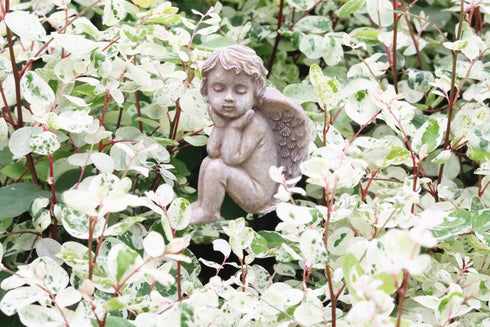 Decorative Angel Garden Stakes 2 Pack Miniature Angel Fairy Garden Angel Ornaments Small Angel Memorial Statue Fairy Garden Accessories...