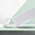 Wired Keyboard and Mouse Combo Slim & Quiet, USB Connection, Compact Keyboard, US English, White...