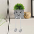 1pcs Indoor Hanging Planter with Feet,Cute Face Planter pots Succulent Planter,Flower Pot,Plant Planter,Office Decor,Gift Idea (Squinty)...