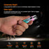 S12Plus Keychain Flashlight?610 High Lumen EDC Pocket Flashlight,USB C Rechargeable Mini LED Flashlight,Small Flashlight for Everyday use, Backpac...