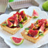 Webake 4 Pack Mini Tart Pans with Removable Bottom, Rectangular Baking Pan Non-Stick Cake Tin for Oven and Insta Pot Baking...