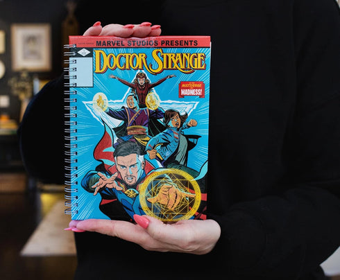 Silver Buffalo Marvel Studios Doctor Strange in the Multiverse of Madness Hard Cover Spiral Notebook | Sketchbook Journal, Notepad With Lined Pape...