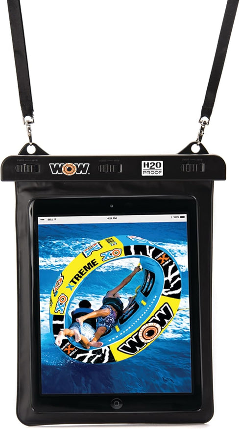 WOW Sports Waterproof Tablet Pouch – 9X12 Inch Snowproof, Dustproof, Sandproof, and Waterproof Tablet Case...