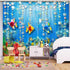 Cheerland Under The Sea Party Decorations Tropical Fish Bubble Garland Mermaid Birthday Supplies Baby Shark Theme Party Ocean Backdrop Sea Creatur...