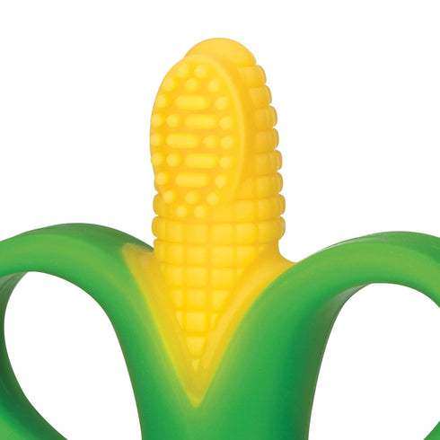 Nuby Soothing Corn Teether, Green, Green...