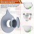 Mixer Bowl Cover for KitchenAid Tilt-Head Stand Mixer 5 Quart Glass Bowl, K5GB Mixer Splash Guard with Ingredient Pouring Window, Mixer Accessorie...