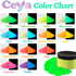 Ceya Fluorescent Blue Glow Powder, 5.3oz/150g Glow in The Dark Pigment Powder, Luminous Powder Resin Color Pigment, Fluorescent Pigment Dye for Ep...