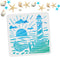 Lighthouse Stencils 11.8 x 11.8 Inch Sea Ocean Nautical Sailboat Stencils Reusable PET Summer Clouds Sun SeagullsStencils for Painting on Walls, A...