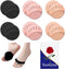 Ball of Foot Cushions for Women (6Pairs) - Honeycomb Metatarsal Pads Invisible Socks Soft Ball of Foot Pads Reusable Forefoot Pads for Women Men P...