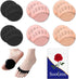 Ball of Foot Cushions for Women (6Pairs) - Honeycomb Metatarsal Pads Invisible Socks Soft Ball of Foot Pads Reusable Forefoot Pads for Women Men P...