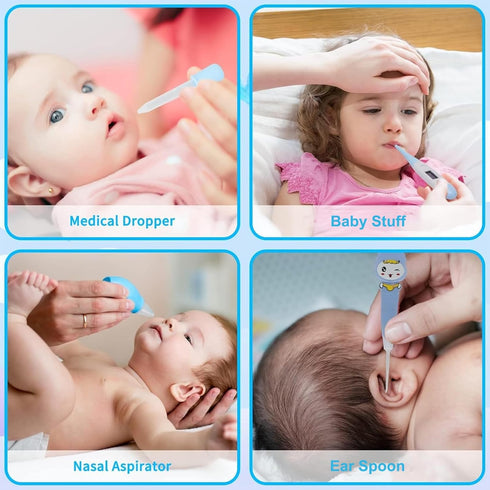 Baby Healthcare and Grooming Kit, 27pcs Baby Electric Nail Trimmer Set Newborn Nursery Health Care Set for Newborn Infant Toddlers Baby Boys Girls...