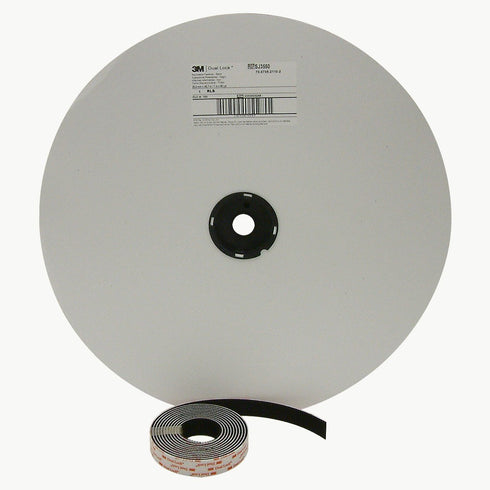 3M VHB Scotch SJ3550 Dual Lock 250 Reclosable Fastener: 1" x 10 ft., black...