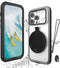 Self-Check Waterproof Phone Case Compatible for iPhone 13 Pro, Underwater Touchscreen Waterproof Phone Pouch Diving Phone Case with Lanyard for Sn...