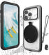 Self-Check Waterproof Phone Case Compatible for iPhone 13 Pro, Underwater Touchscreen Waterproof Phone Pouch Diving Phone Case with Lanyard for Sn...