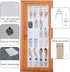 ManGotree Over the Door Shoe Organizer with 24 Large Mesh Pockets, Behind Door Hanging Shoe Storage for Closet, Shoe Rack Holder for Sneakers, Sli...