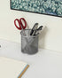 EasyPAG Pencil Holder Mesh Pen Cup Marker Holder Makeup Brush Holders for Home, School & Office, 2 Pack, Silver...
