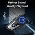 Motorcycle Helmet Bluetooth Headset,Sking Earphone,CVC Noise Cancellation Stereo Music Automatic answering,90 Hours Playing time High Sound Blueto...