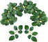 Meiliy 60pcs Bulk Rose Leaves Artificial Greenery Fake Rose Flower Leaves for DIY Wedding Bouquets Centerpieces Party Decorations Rose Vine Wreath...