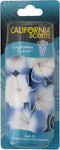 California Scents Scented Necklace, The Perfect Lei for Your Car - Hanging Flower Air Freshener (1 Pack, California Clean)...