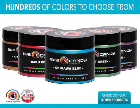 Eye Candy Premium Blue Mica Powder Pigment | Multipurpose DIY Arts and Crafts Additive | Acrylic, Natural Bath Bombs, Resin, Paint, Epoxy, Soap, N...