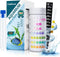 7 in 1 Aquarium Test Kit for Freshwater and Saltwater - 125 Aquarium Test Strips with Test Tube & Thermometer - Fast & Accurate Water Testing Stri...